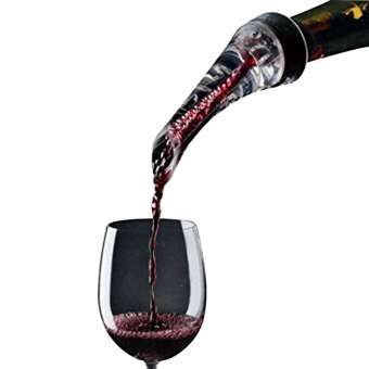 YingWei White Red Wine Aerator Pour Spout Bottle Stopper Decanter Pourer Aerating (Black) - intl