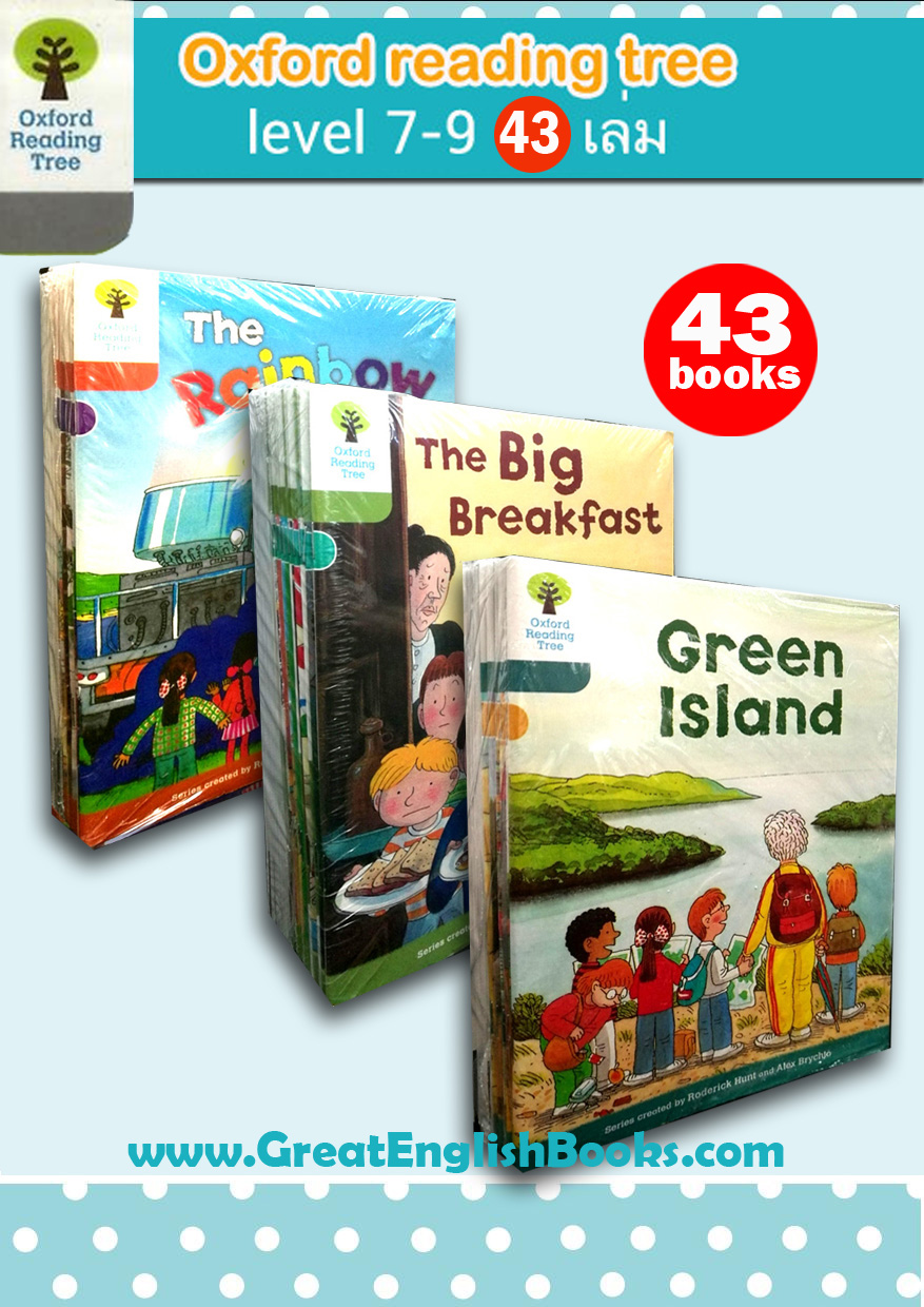 (In Stock) พร้อมส่ง! หนังสือนิทานภาษาอังกฤษสำหรับเด็ก 43 เล่ม Oxford Reading Tree Level 7-9 (หนักเกือบ 4 กิโล) + ฟรีไฟล์เสียงอ่าน 43 Books