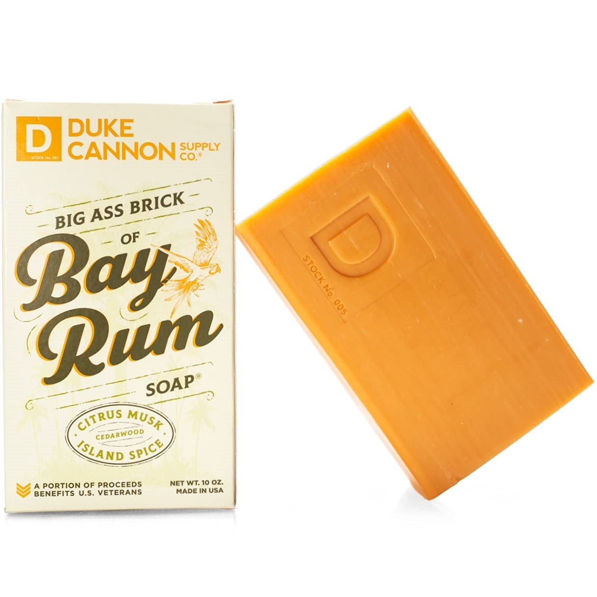 Spot Duke Cannon tropical Rum Bay Rum men bathing soap soap 280 g