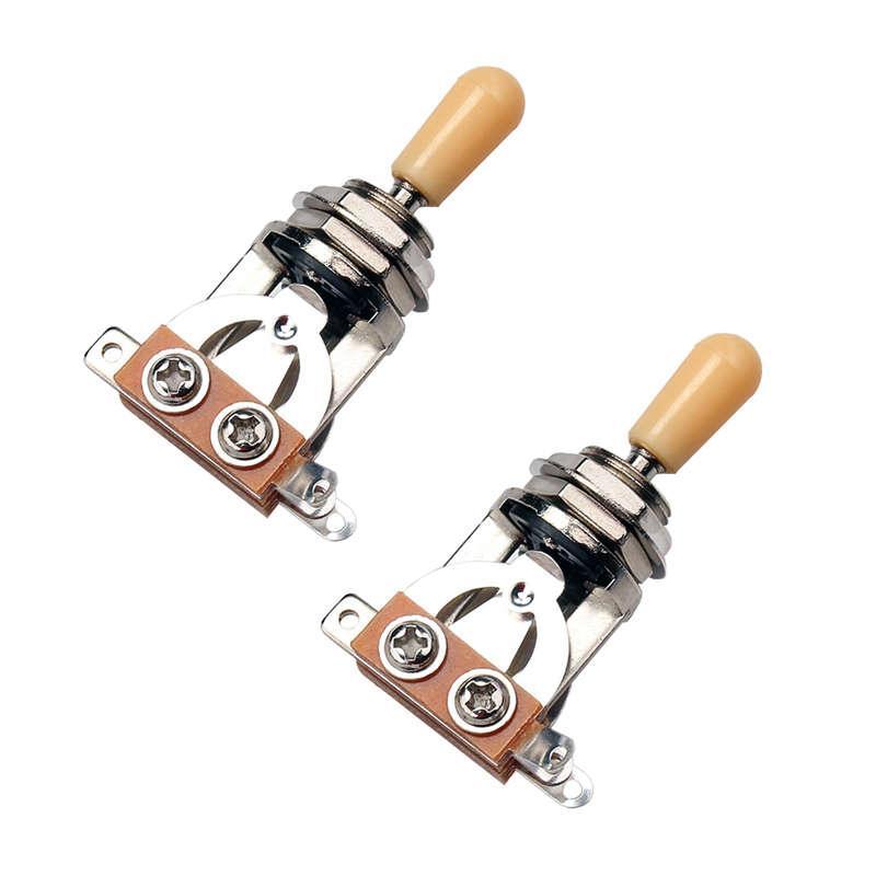 Metric 3 Way Short Straight Guitar Pickup Selector Toggle Switch Knob For Gibson Epiphone Lp Les Paul Electric Guitar Parts(Pack Of 2) Malaysia
