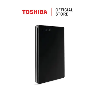 Toshiba External Harddrive (2TB) สีดำ รุ่น Canvio Slim External HDD 2TB USB3.0