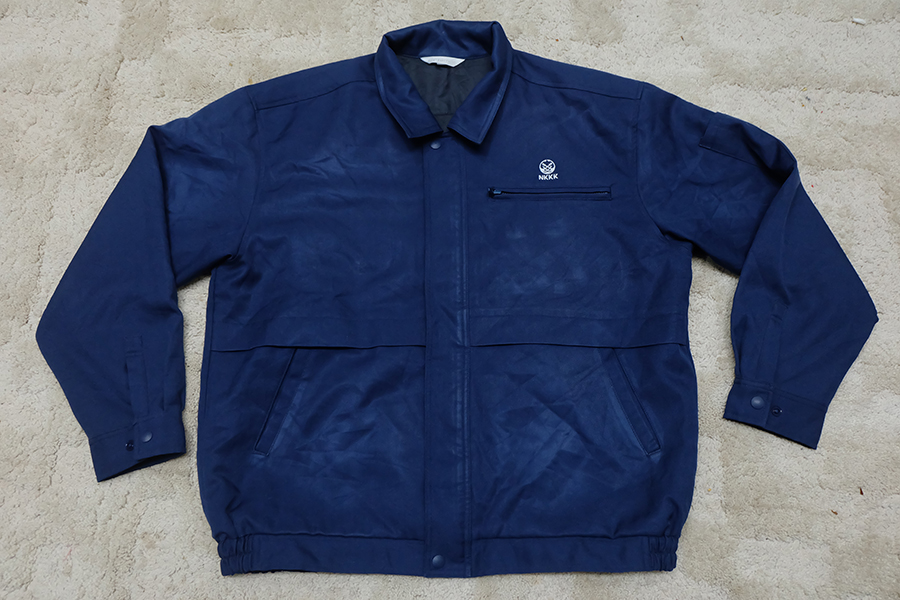เสื้อช็อปกันหนาว เสื้อช่าง เสื้อช็อปช่าง​ เสื้อทำงาน เสื้อยูนิฟอร์ม​ uniform​ work​ ​shirt ของญี่ปุ่น ไซส์ L