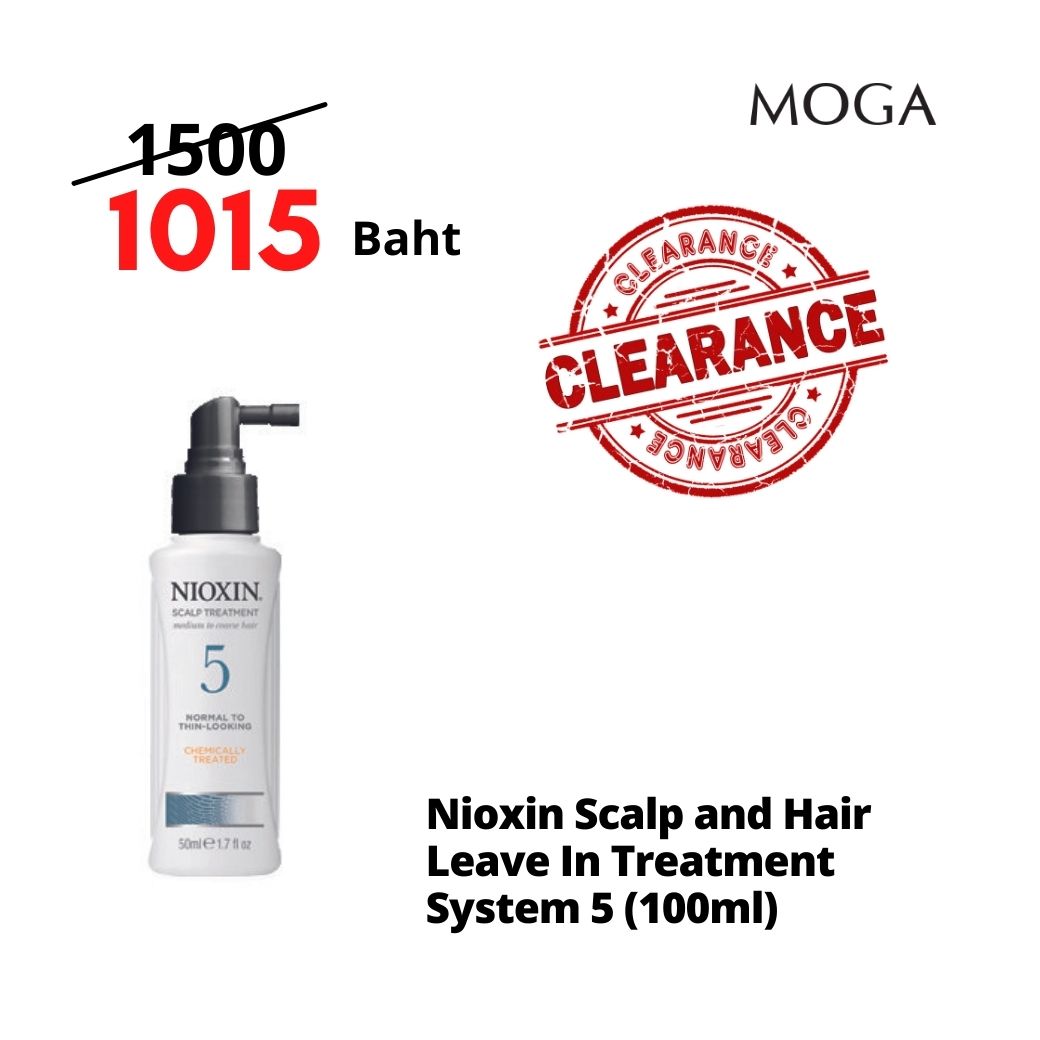 ลดล้างสต็อก 30 Nioxin System 5 Scalp Treatment 100 ml MOGA Official