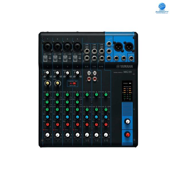 YAMAHA MG10 มิกเซอร์ 10Channel Mixing Console 4 Microphone Preamps, 3