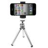 Tri-Pod Adjustable Mobile holder tripod stand (Silver)