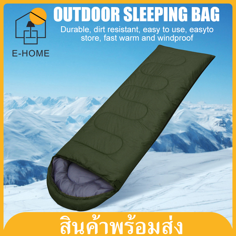 ถุงนอนพับเก็บได้ ถุงนอน sleeping bags กันน้ำ หนาขึ้น สะดวกสบายมากขึ้น ขนาดกระทัดรัด น้ำหนักเบา พกพาไปได้ทุกที่
