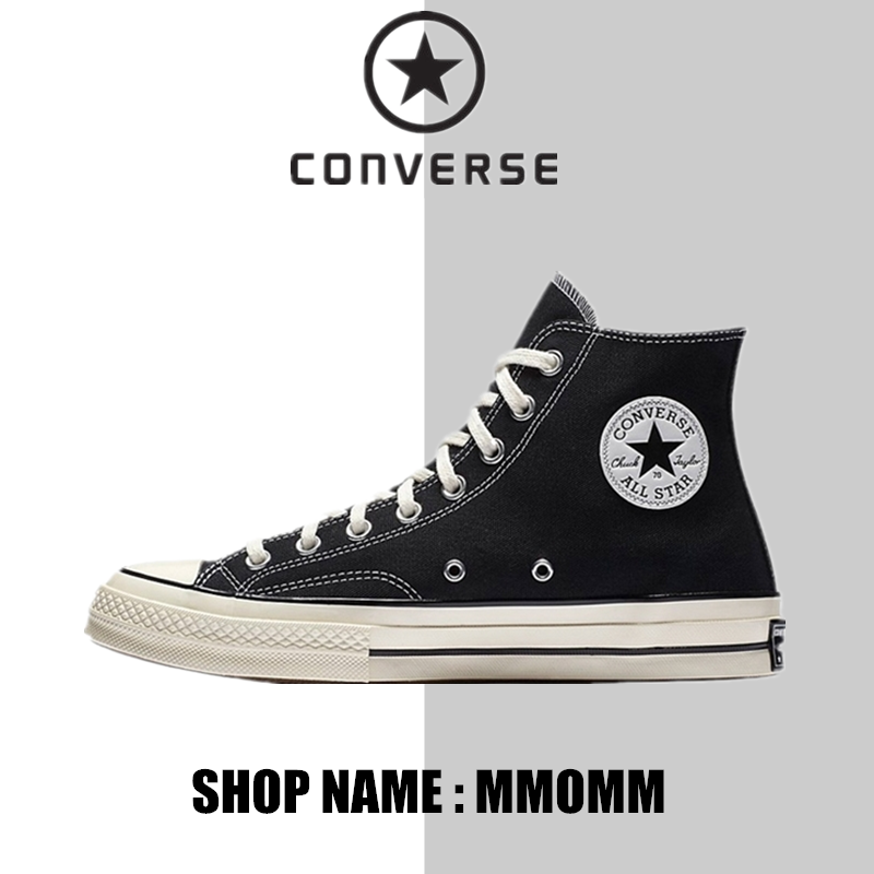แท้ Converse Chuck Taylor All Star 1970s (size:39-44)รองเท้าผ้าใบคอนเวิสข้อสูง สีดำ เบา ใส่สบาย พื้นยางทนทาน รองเท้าแฟชั่น Men sneaker 162050C