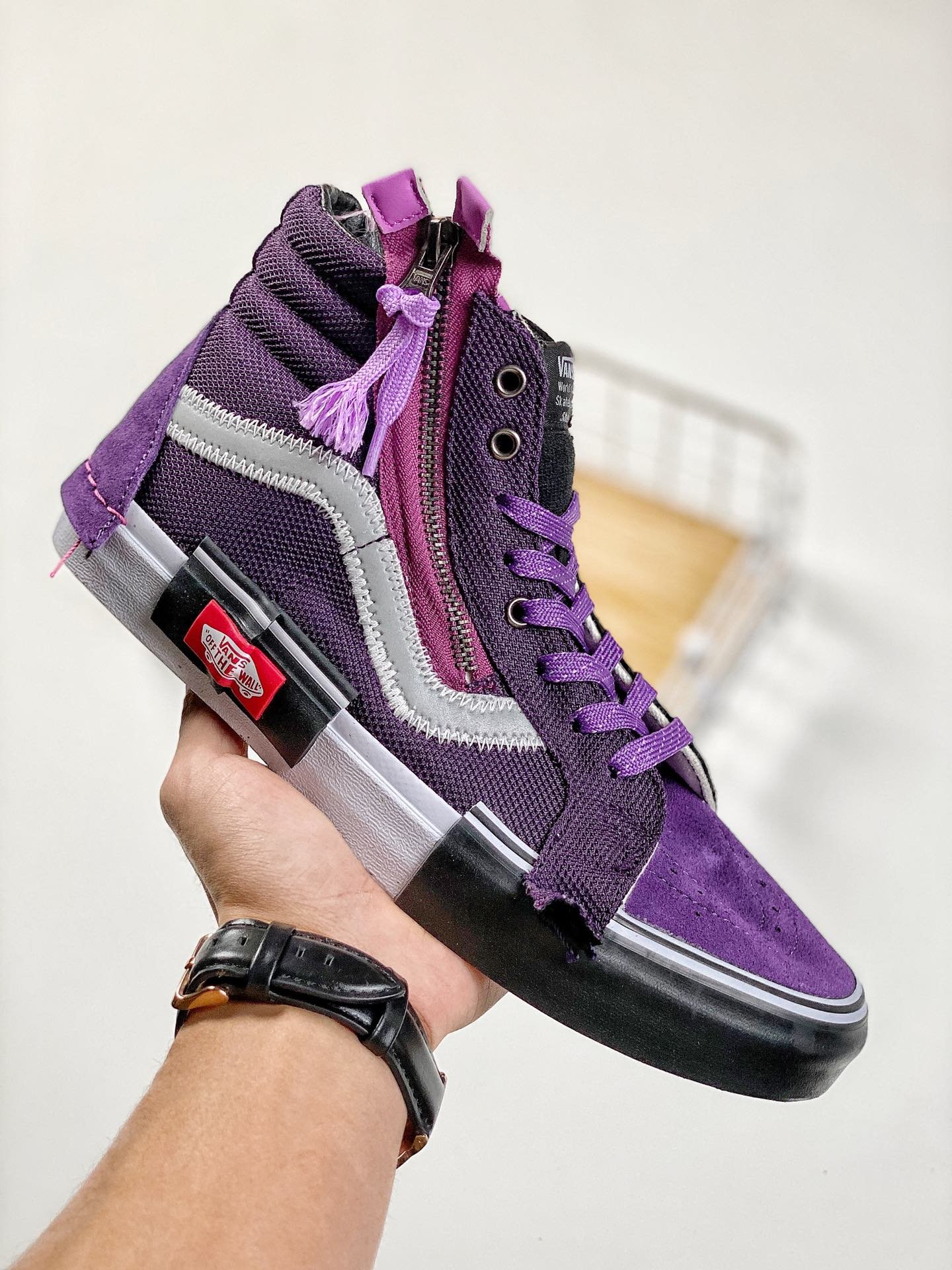 >> BÁO GIÁ GIÀY SNEAKER UNISEX SK8 HI VANS VN000D5IW00 - TRUE WHITE | Shopee Lazada Sendo Tiki mới nhất 44 Vance Sk8-Hi Reissue CAP Purple giày đế bằng Giao hàng miễn phí ai đó giày nam Đơn đặt hàng ban đầu