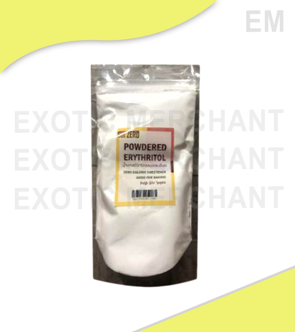 Erythritol น้ำตาลผง Keto อาหารสารให้ความหวานไม่มีแคลอรี่ น้ำตาลอิริตทริตอลผงละเอียด สารทดแทนความหวาน ไม่มีแคลลอรี่  powdered erythritol
