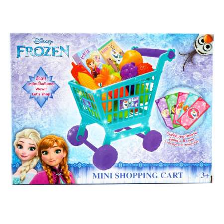 POWERTOY มินิรถเข็นช้อปปิ้ง โฟรเซ่น ลายลิขสิทธิ์แท้ ขนาด ย 27*ก 6.5*ส 21 ซม.