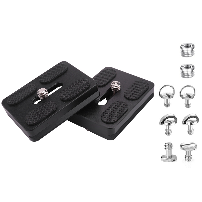 Universal Tripod Quick Release Plate, Arca Swiss Plate for DSLR Camera Tripod Ballhead(PU-50)