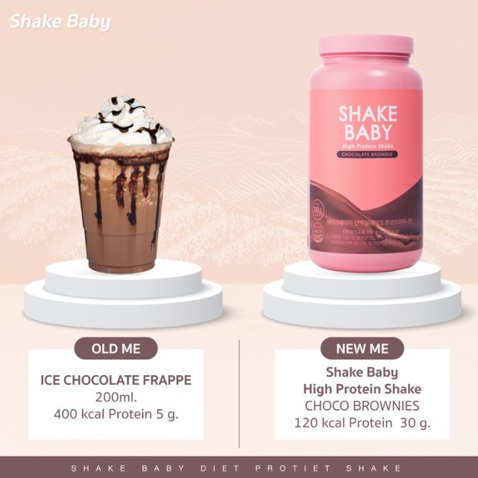 Shake Baby Protein Diet Powder Shake (700 g.) รส Chocolate Brownie