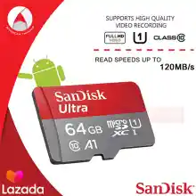 ภาพขนาดย่อของภาพหน้าปกสินค้าSanDisk Ultra MicroSDXC Card UHS-I Class10 A1 U1 ความจุ 64GB ความเร็วสูงสุด 140 MB/S เมมโมรี่ การ์ด แซนดิส ประกัน 10 ปี Synnex (SDSQUAB-064G-GN6MN) ใส่โทรศัพท์ มือถือ และแท็บเล็ต จากร้าน Actioncam Thailand บน Lazada ภาพที่ 5