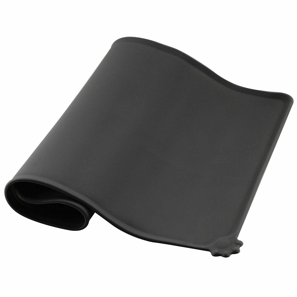 QUABOG Large Waterproof Non-slip Placemat Feeding Mat Dog Bowls Mat Pet Dish Tray Cat Food Pad