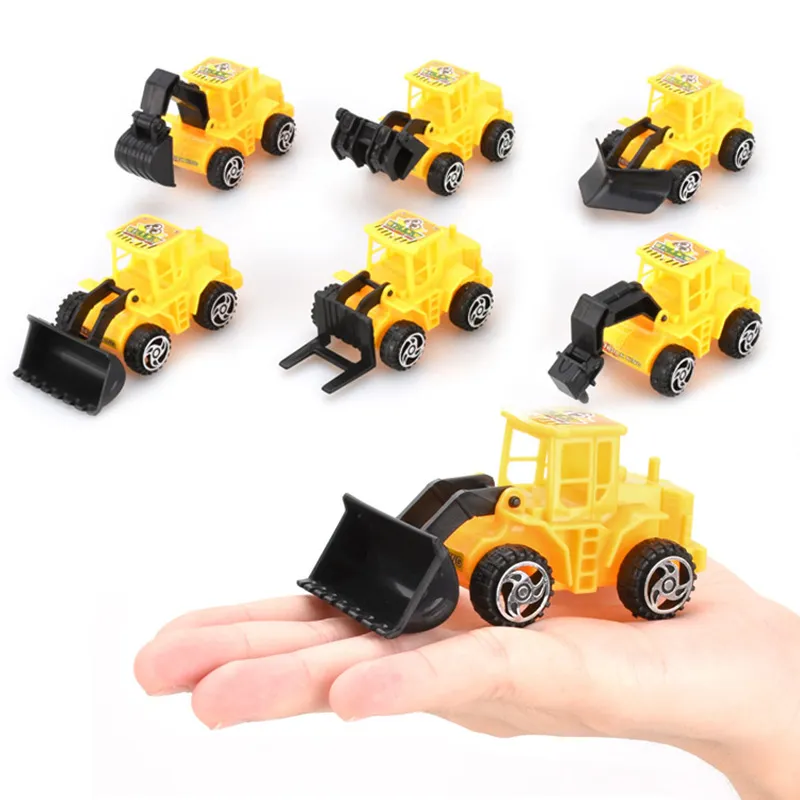 (ซื้อ10แถม1) ของเล่นเด็ก รถเด็กเล่น รถตักดิน รถขุดดินมินิ 1 คัน คละลาย