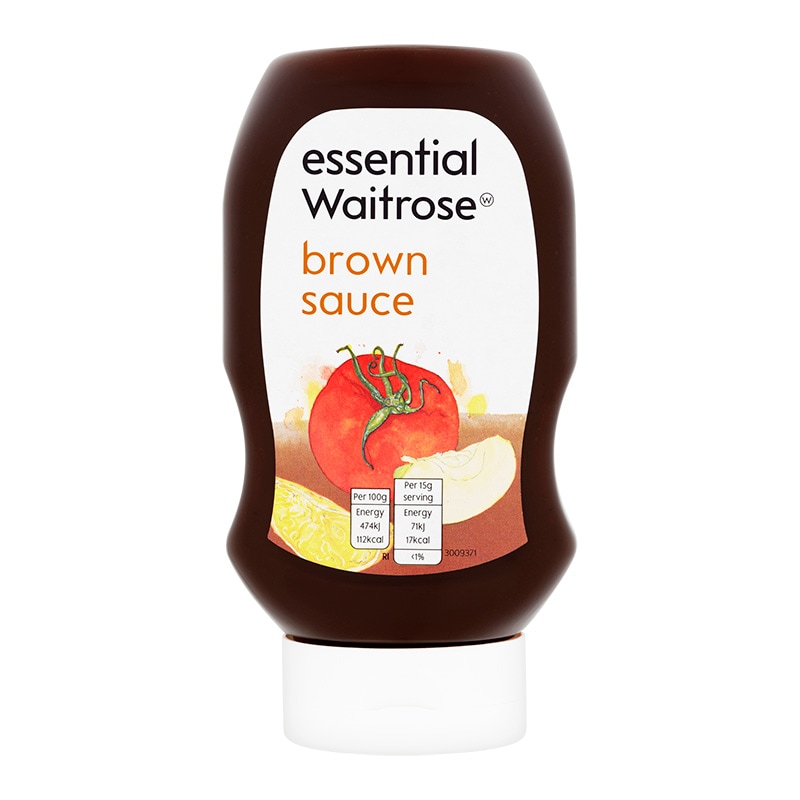 Waitrose Essential Brown Sauce เวทโทรส เอสเซนเชี่ยล บราวน์ ซอสสำหรับสเต็ก 480g.
