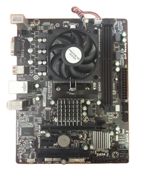 CPU AMD x2 250+เมนบอร์ด GIGABYTE GA-78LMT-S2. • สนับสนุน AMD AM3+ FX ...