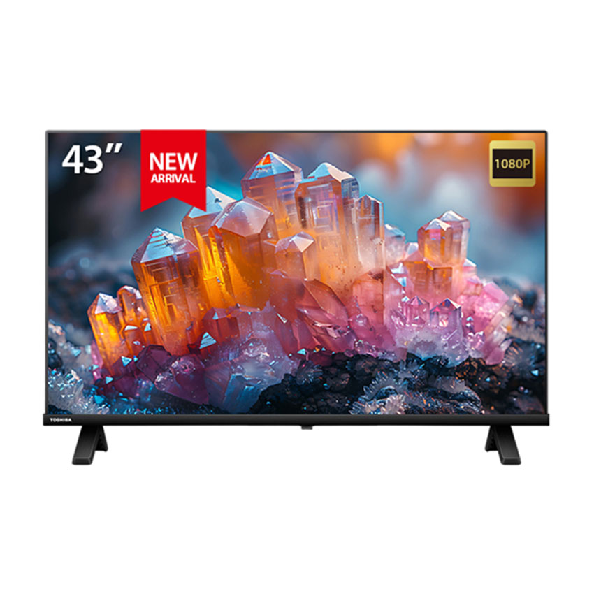 TOSHIBA ทีวี FULL HD 43" รุ่น 43S25NP รับประกันตัวเครื่อง 3 ปี ราคา 7,558 บาท*ส่งฟรี