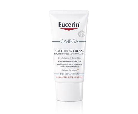 Eucerin AtoControl Omega Soothing Cream ผิวอักเสบ แห้ง แดงและคัน ผื่นภูมิแพ้ ceremide +LICOCHALCONE A 50 ml.