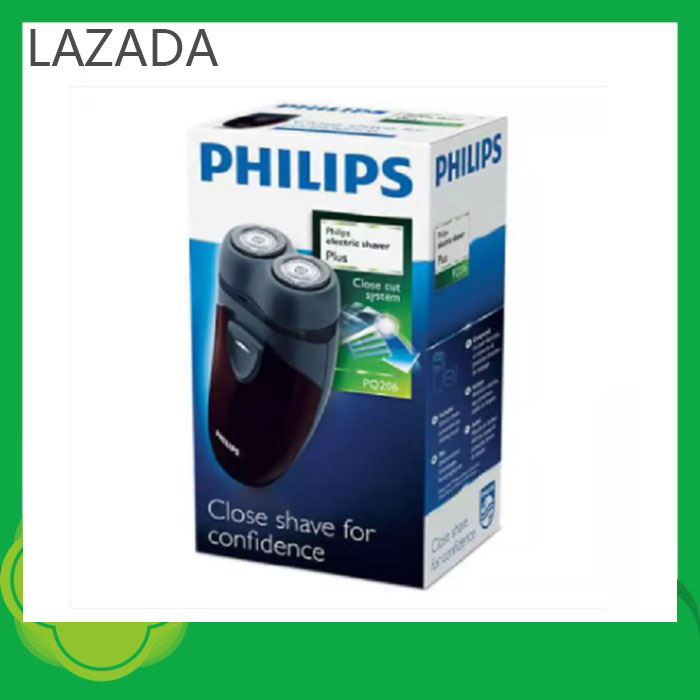 （100%เดิม）Philips เครื่องโกนหนวดแบบแห้ง PQ206/18