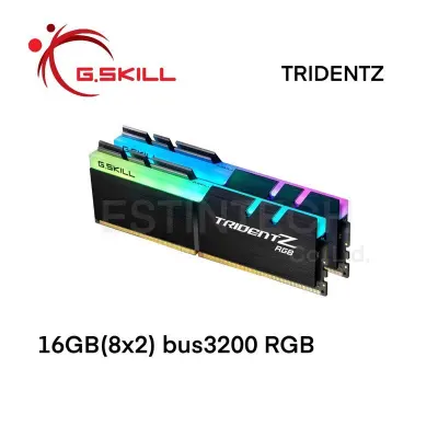 RAM (แรม) DDR4(3200) 16GB(8x2) G.Skill Trident Z RGB ของใหม่