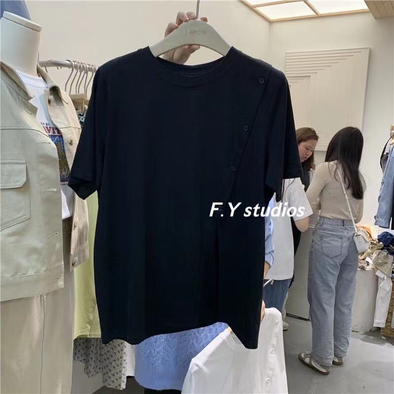 พร้อมส่ง‼️)????เสื้อยืดคอกลมแขนสั้น NO.90 เสื้