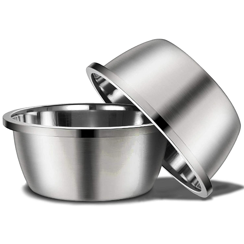 Stainless Steel Large Dog Bowl, 176Oz High Capacity Dog Food Bowls for Large Dogs (2 Pack)