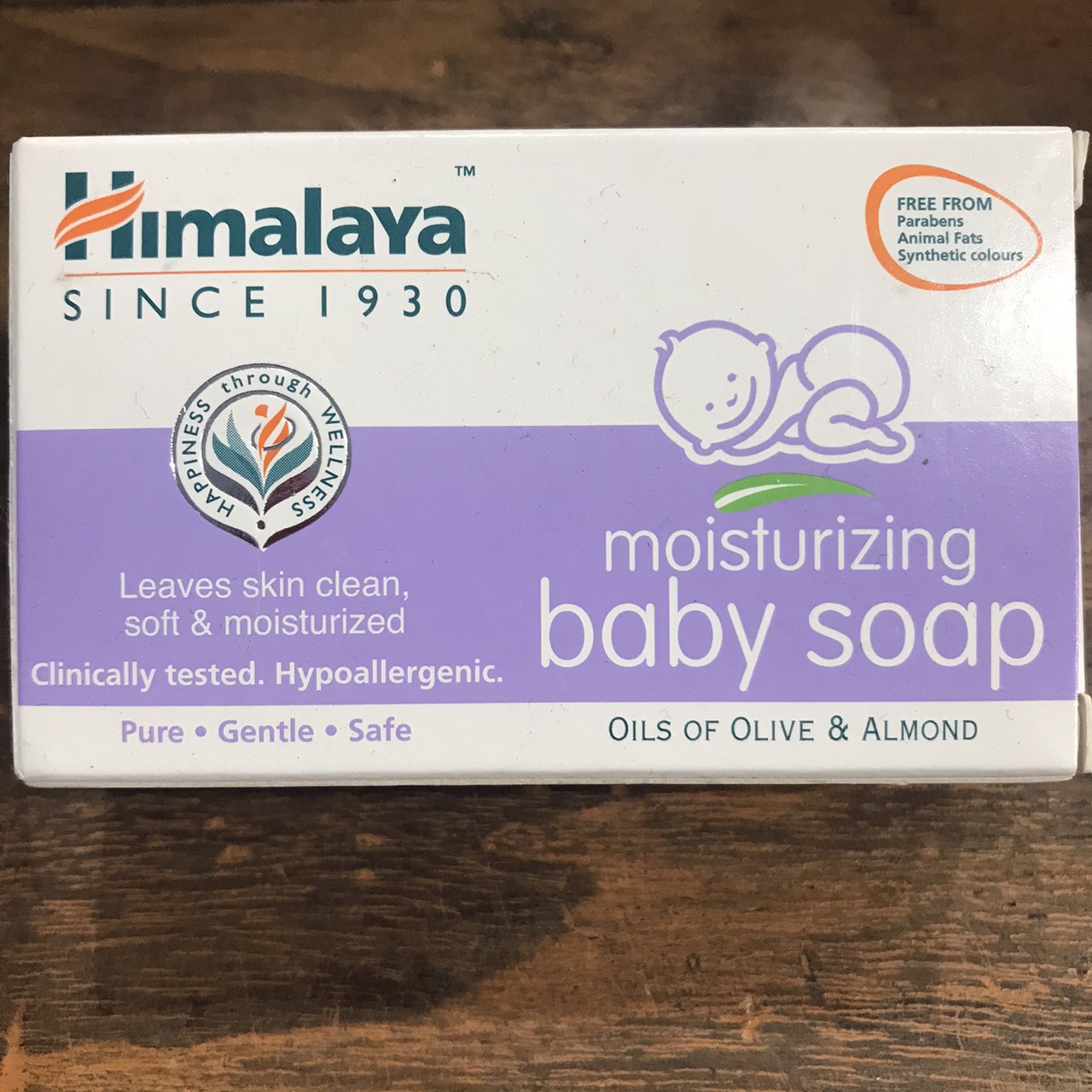 Himalaya Since 1930 Moisturizing Baby Soap หิมาลายา ซินซ์ 1930 มอยส์เจอร์ไรซิ่ง เบบี้ โซป 75 g.