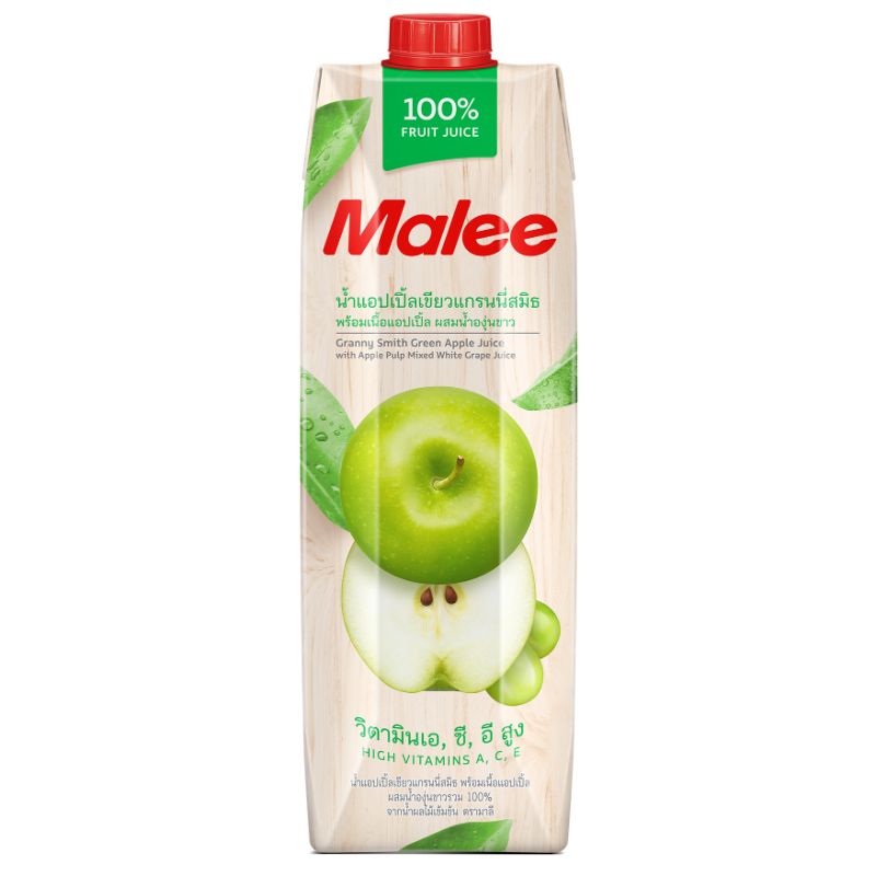 Malee มาลี น้ำแอปเปิ้ลเขียวองุ่น 10000ml.