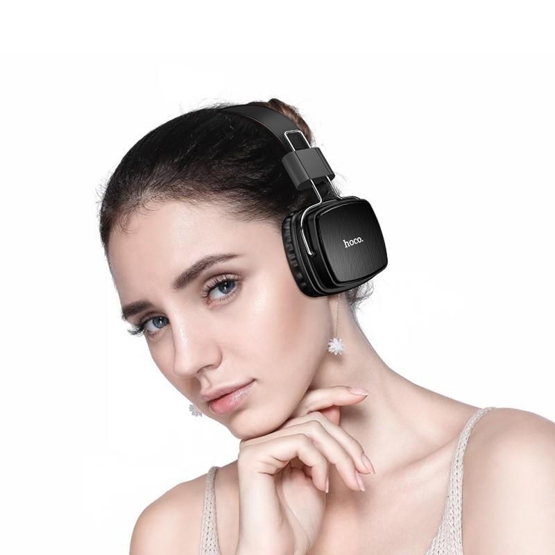 หูฟังบลูทูธ Hoco Headphones “W20 Gleeful” wireless and wired with mic