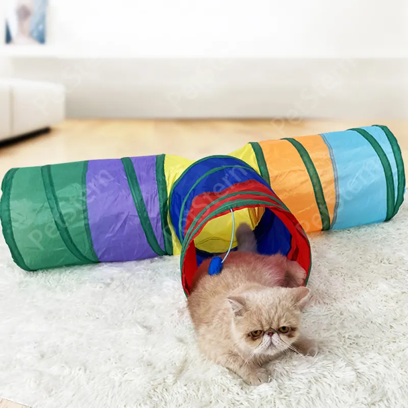 ภาพสินค้าPetStern Cat T Tube Cat Toy 3 Ways Collapsible T for Cat จากร้าน PetStern บน Lazada ภาพที่ 7