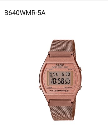 Casio แท้100% นาฬิกาผู้หญิงสายสเตนเลส รุ่น B640WMR-5ADF