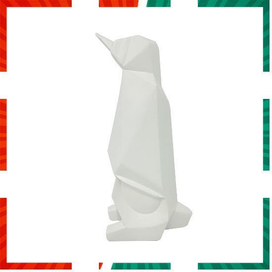 รูปปั้นโพลีเรซิ่น Penguin รุ่น NY9261400-Wh ขนาด 24.0 x 11.5 x 9.5 ซม. สีขาว จัดส่งพรุ่งนี้