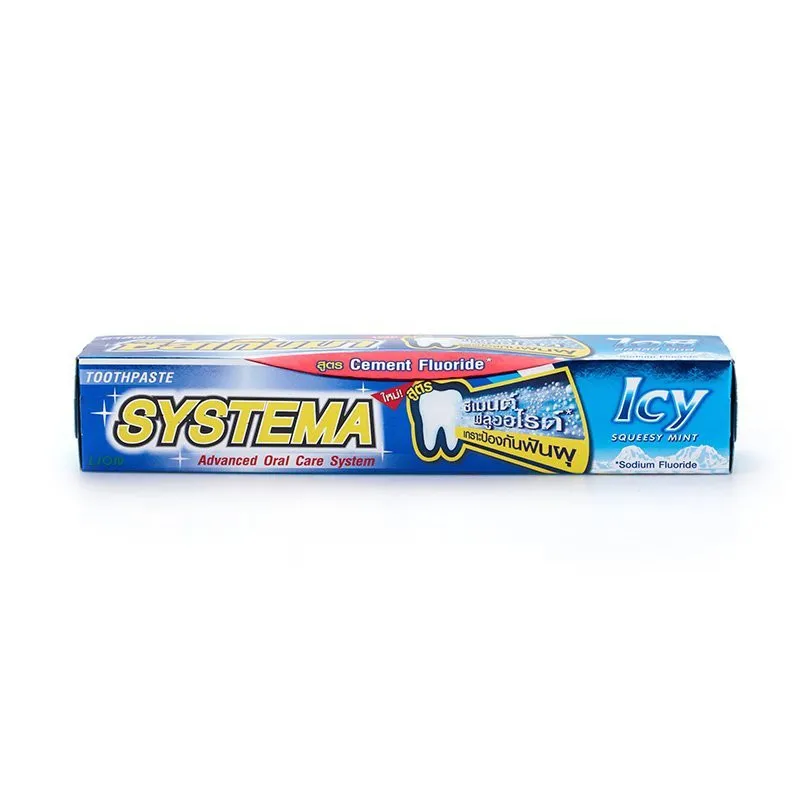 ร้านไทย ส่งฟรี ﻿SYSTEMA ซิสเท็มม่า ยาสีฟัน ไอซีสควิซซีมินต์ 160 กรัม เก็บเงินปลายทาง