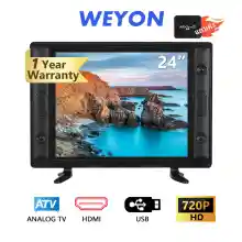 ภาพขนาดย่อของภาพหน้าปกสินค้าทีวีราคาถูก สมาร์ททีวี 24 นิ้ว ทีวีดิจิตอล smart tv ทีวี Android TV ทีวีจอแบนพิเศษ Android Smart Boxมอบกล่องอัจฉริยะ Android ฟรี จากร้าน WEYON บน Lazada ภาพที่ 1