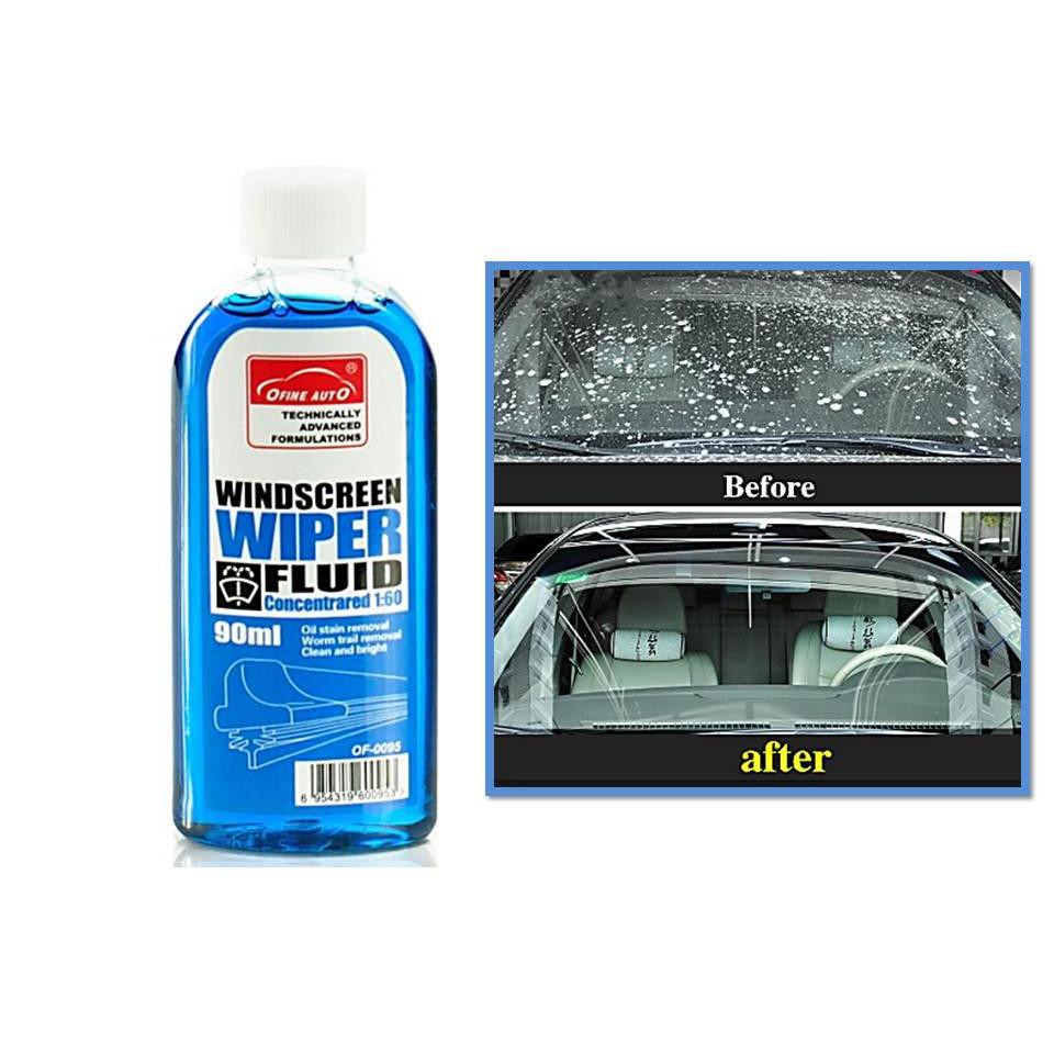 Windscreen Wiper Fluid น้ำยาล้างกระจกรถยนต์สูตรเข้มข้น 90ml Lazada.co.th