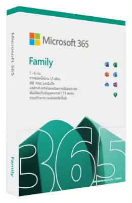 [โปรแกรม] Microsoft 365 Family English APAC EM Subscr 1YR Medialess P6