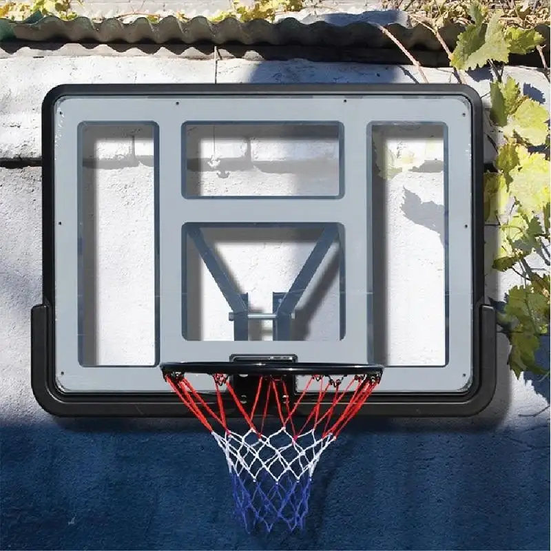 ภาพสินค้าB&G แป้นบาสติดผนัง ห่วงบาส 52 นิ้ว Basketball hoop รุ่น S007 ติดตั้งผนังได้ ติดตั้งได้ง่าย แป้นบาส แป้นบาสเกตบอล แป้นบาสมาตรฐาน Basketball Backboard จากร้าน B&G บน Lazada ภาพที่ 2
