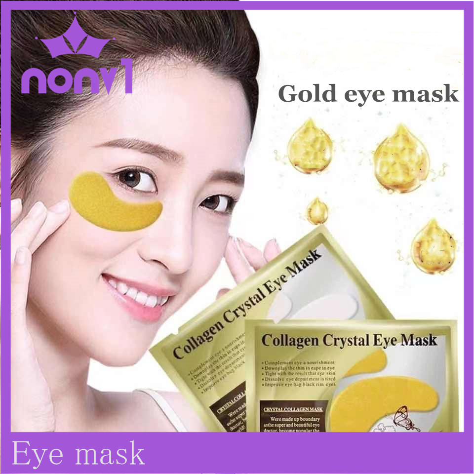 Eye Mask Gold Moist มาร์คตาแผ่นทองคำ สูตรคอลลาเจน ผิวรอบดวงตากระจ่างใส