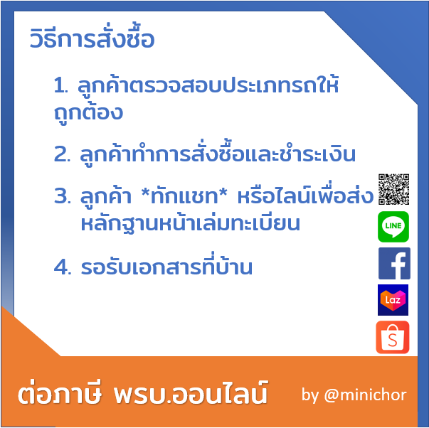 รูปภาพของ พรบ. ภาษีรถจักรยานยนต์ ภาษีรถมอไซค์ พรบ. รถมอไซค์ ต่อทะเบียนรถจักรยานยนต์ สะดวกสุดๆ ส่งฟรี