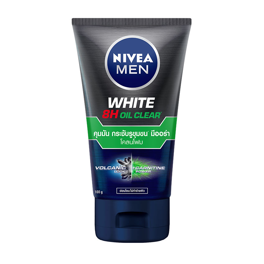 NIVEA เมน ไวท์ ออยล์ เคลียร์ มัด โฟม 100 กรัม