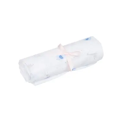 mothercare my first blue muslin blanket UA154