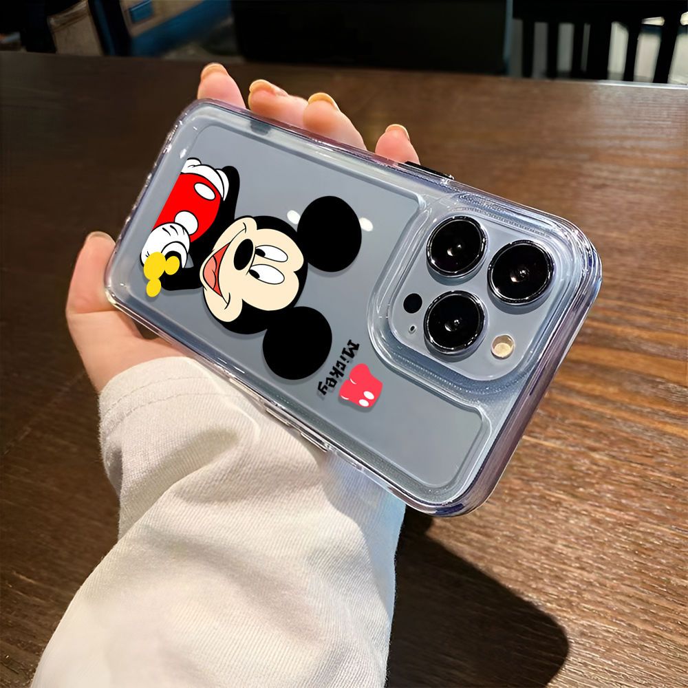 For IPhone 14 Pro Max IPhone Case Thickened TPU Soft Case Clear Case Shockproof Cartoon Cute Compatible for IPhone 11 Pro Max