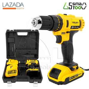 OSUKA Japan สว่านไร้สาย สว่านกระแทก 3 ระบบ 32V ทรงพลัง สำหรับงานหนัก
พร้อมแบตเตอรี่ Li-ion 2 ก้อน และอุปกรณ์