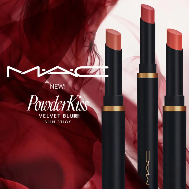 ภาพสินค้าMAC Powder Kiss Velvet Blur Slim Stick 2G / แมค ลิปสติก Powder Kiss Velvet Blur Slim Stick - ลิปสติกเนื้อกำมะหยี่กึ่งแมตต์ มอบลุคซอฟท์โฟกัส ให้ความชุ่มชื้นถึงขีดสุด จากร้าน M.A.C. บน Lazada ภาพที่ 6