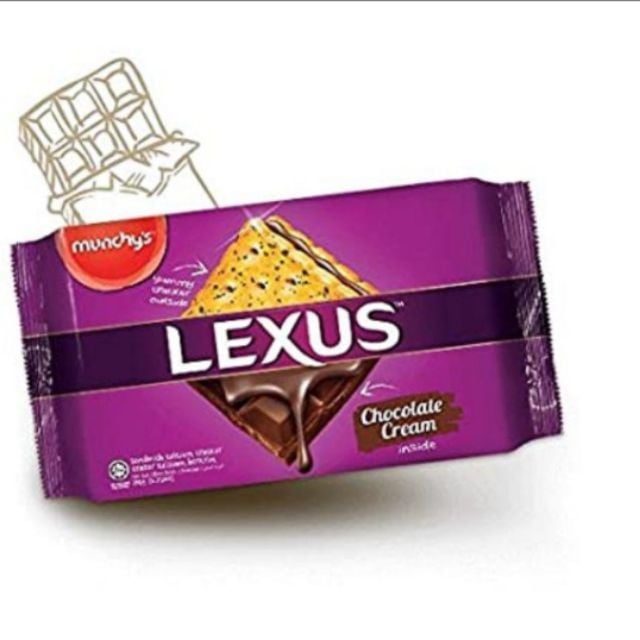 ขนม Lexus ยัมมี่แครกเกอร์สอดไส้ช็อคโกแลตคริม 190g
