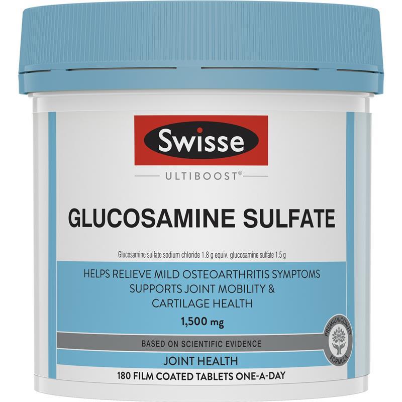Swisse Glucosamine Sulfate 1,500mg 180 Tablets Lazada.co.th