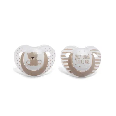 mothercare orthodontic soothers 0 months+ 2 pack PA990