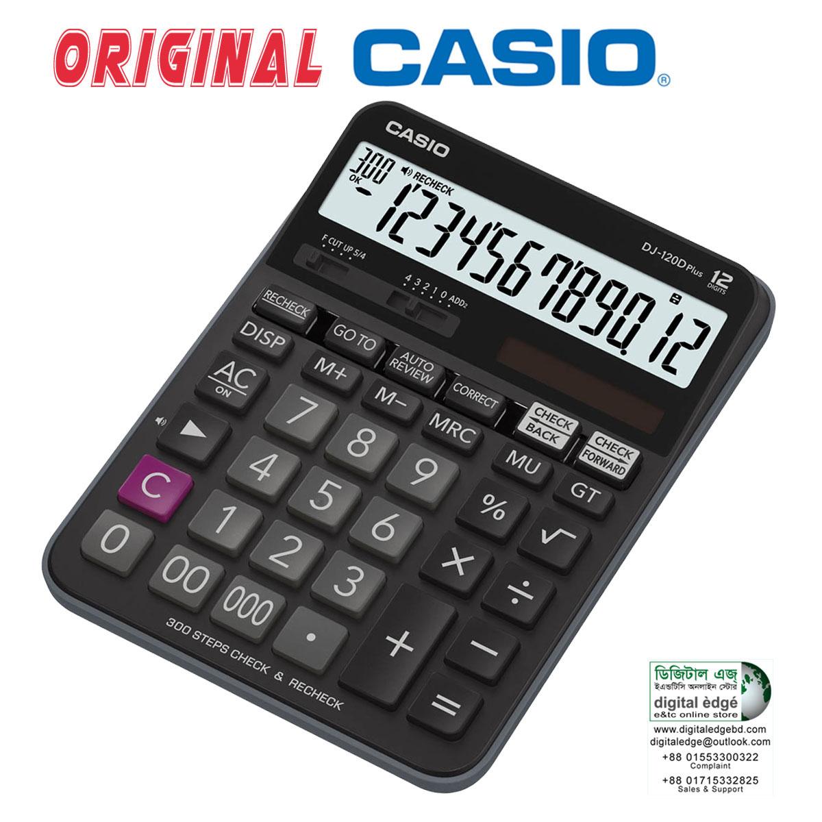 เครื่องคิดเลข Casio DJ-120D Plus