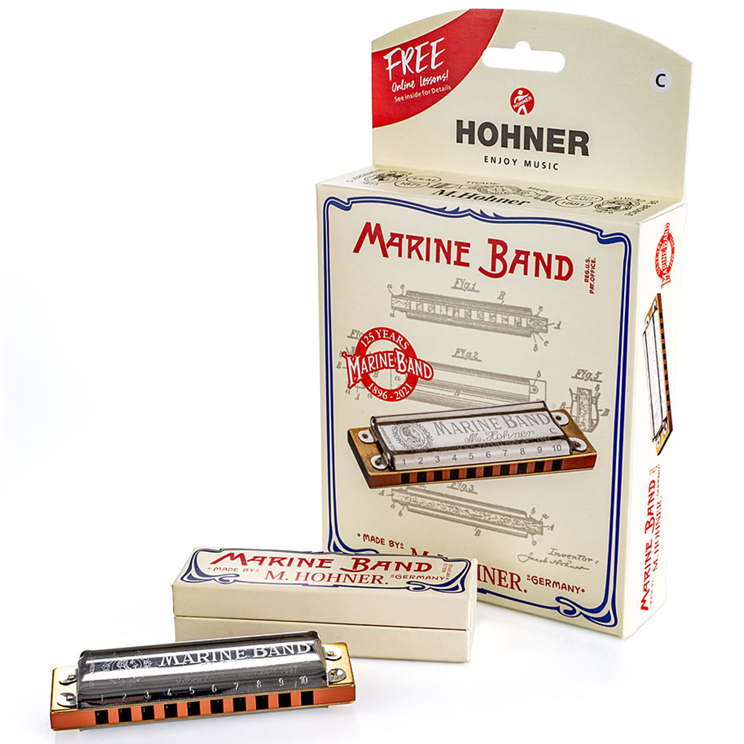 ホーナー/Hohner 1896 Marine Band Harmonica Pro Pack/鍵盤楽器品